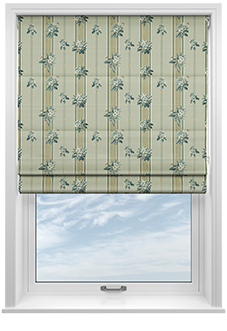 Upton, Apple Bee Bud Green - Twist&Fit Roman Blind